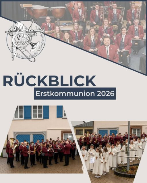 Am heutigen Sonntag durften wir die Erstkommunionskinder musikalisch zur Kirche begleiten. Nach dem feierlichen Gottesdienst haben wir mit ein paar Märschen versucht die Regenwolken zu vertreiben. 

Herzlichen Glückwunsch an alle Kinder, die ihre Erstkommunion gefeiert haben - wir wünschen euch alles Gute und Gottes Segen auf euren weiteren Wegen. 

#musikkapellevillingendorf #tradition #musikverbindet